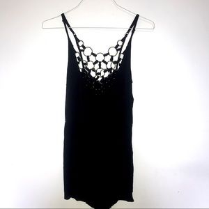 LF Millau black and gold romper size small